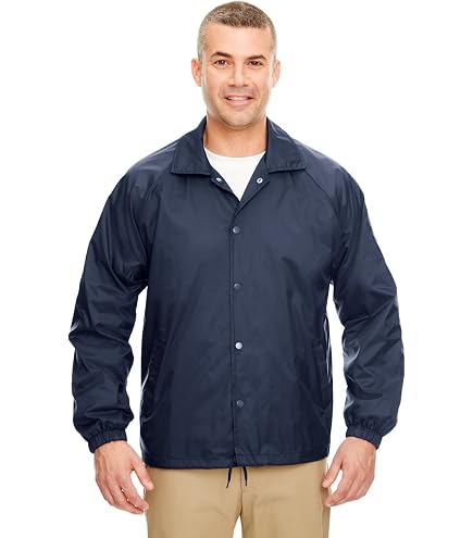 UltraClub Adult Nylon Coaches' Jacket M FOREST GREEN at Amazon